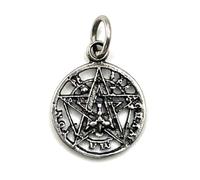 MASBARATA COLGANTE TETRAGRAMATON EN PLATA DE LEY (COLGANTE PEQUEÑO ENVEJECIDO)