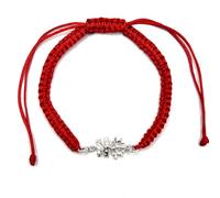MASBARATA Cruz de Caravaca Pulsera Rojo