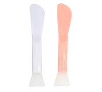 Másca de mascarilla de mascarilla de silicona de silicona Masque de barra facial Aplicador de barro facial para la loción del cuerpo Masilla mixta 2 PCS