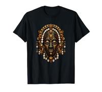 Máscara Africana Antigua África Sagrada Tribal Espiritual África Camiseta