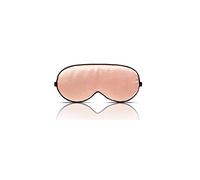 Máscara ajustable de seda natural para dormir con los ojos vendados, transpirable para ayudar al sueño, # rosa