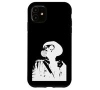 Máscara antigás Stencil Graffiti en blanco Carcasa para iPhone 11