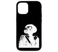 Máscara antigás Stencil Graffiti en blanco Carcasa para iPhone 12/12 Pro
