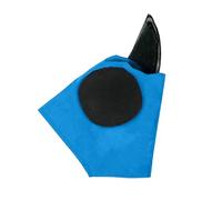 Máscara antimoscas elástica con protección para las orejas, transpirable, ultrasuave, para todos los tamaños de caballo, protección solar contra insectos, máscara facial para caballos (C, 24 x 24 cm)