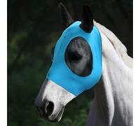 Máscara antimoscas elástica y cómoda con Orejas y Nariz, Amplio Espacio para los Ojos, Resistente a los Rayos UV, Ajuste Ajustable (Azul, 40 * 25 * 20cm)