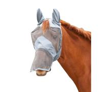 Máscara antimoscas para caballo con protección para las orejas y el hocico Waldhausen Premium Completo