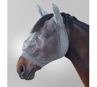 Máscara antimoscas para caballo Skinny | Talla COB | Color Gris | Equipamiento para el caballo | Producto de Guarnicionería | Tradición artesana |
