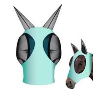 Máscara Antimoscas Para Caballos Cob, Máscara Antimoscas Para Caballos De Sangre Caliente, Máscara Para Caballo Con Protectores Auditivos, Malla Transpirable, Máscara Antimoscas