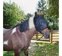Máscara antimoscas sangre templada con abertura para las orejas, sin protector para el dorso de la nariz