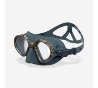 Máscara Apnea/Pesca Submarina 500 Dual LV Camuflaje Volumen Pequeño Antivaho Talla única