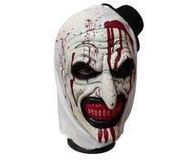 Máscara aterradora de payaso Joker, accesorio de látex para juegos de rol de terror para fiestas de Halloween y cosplay, látex para realismo y durabilidad