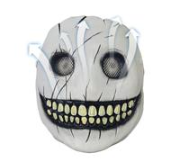 Máscara Aterradora, Máscara Sonriente, Disfraz Fantasma Sonriente Para Adultos Fiesta Boda Gótica Obra Teatral Casa Encantada Cosplay Accesorios Broma
