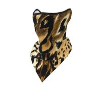 Máscara atigrado de Piel de Leopardo, león y Tigre, Cortavientos, Polaina para el Cuello, para Motocicleta, para Invierno