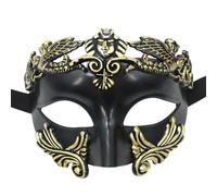 Máscara con temática griega, cubierta de media cara para hombre, accesorio decorativo para carnaval, Halloween, juego de rol, elegante cara ligera para y eventos de cosplay