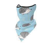 Máscara Cortavientos con diseño de Erizo, Polaina para el Cuello, para Motociclistas de Invierno