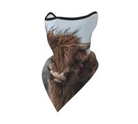 Máscara Cortavientos con diseño de Vaca de Las Tierras Altas, Fauna Escocesa, Polaina para el Cuello, para Motociclistas de Invierno