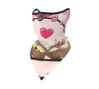 Máscara Cortavientos con Dos Lindos búhos de Dibujos Animados, Polaina para el Cuello, para Motocicleta, para Invierno