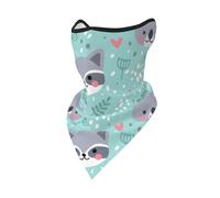 Máscara Cortavientos de Mapache y Koala, Polaina para el Cuello, para Motociclista de Invierno