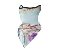 Máscara Cortavientos de Roca de geoda de ágata arcoíris, Polaina para el Cuello, Cubierta Facial de Invierno para Motocicleta