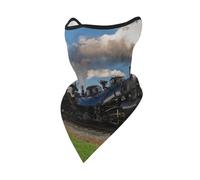 Máscara Cortavientos de Tren de Vapor Retro, Polaina para el Cuello, Cubierta Facial de Motocicleta de Invierno