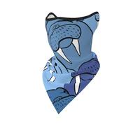 Máscara Cortavientos Wall of Walrus, Polaina para el Cuello, para Motociclistas de Invierno