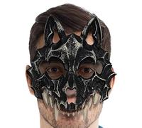 Máscara Cráneo De Lobo - Espuma PU 20x20cm Diseño Realista | Tocado Esqueleto De Hombre Lobo Aterrador | Accesorio De Disfraz Cómodo Y Ligero Para Adultos, Niños, Fiestas De Disfraces Y Cosplay
