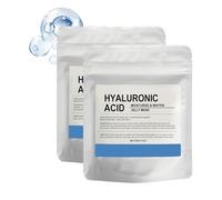 Máscara De ácido Hialurónico En Polvo - 2 Unidades | Mascarilla Facial Profesional | Hidratante, Reafirmante Y Anti-Edad | Mascarilla Peel off Con ácido Hialurónico | Para Piel Seca Y Deshidratada