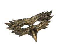 Máscara de águila negra para Halloween, máscara de piel de águila para fiestas de disfraces, cosplay, carnaval, mascarada