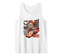 Máscara de Anime Ninja Girl Katana Urban Ultra Street Design Camiseta sin Mangas