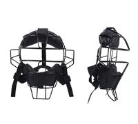 Máscara de béisbol con arnés ajustable y protector para sóftbol, ligera, ajuste cómodo, tradicional, de acero hueco, no obstruye la vista