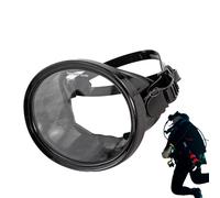 Máscara de buceo de pesca submarina, gafas de vidrio templado, equipo de protección facial antivaho de 6.69 x 4.72 pulgadas, máscara de buceo para natación, esnórquel y buceo libre
