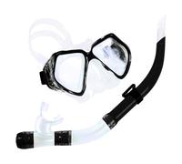 Máscara de buceo | Juego de snorkel Marcha Masque, lentes de vidrio templado, anti-hojas y antivaho, visión panorámica de buceo para una respiración segura