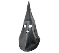 Máscara de cabeza BDSM Máscara de cuero SM con aberturas para la boca y los ojos Capucha bondage Máscara de cuero erótica Juego de rol fetiche Juguete de coqueteo Juguete sexual para parejas Hombres