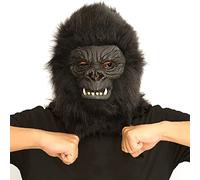 Máscara de cabeza de gorila animal para disfraz de Halloween para accesorios de fiesta