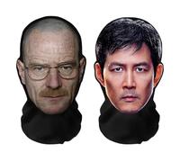 Máscara de cara completa con impresión 3D realista "TV Legendle" Walter White, jugador 456 Game Squid, transpirable, ligera y cómoda, ideal para cosplay, fiestas, Halloween, karnveal y eventos