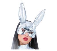 Máscara De Cara De Conejo De Fiesta Disco Para Adultos Vestido Elegante