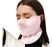 Máscara de cara de golf, máscara de cara de golf, máscara de protección facial para deportes de golf | Ocio al aire libre, media red transpirable para mamá y novia