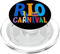 Máscara de Carnaval de Río Brasil Festival de Brasil Recuerdo brasileño PopSockets PopGrip para MagSafe