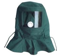 Máscara de chorro de arena, capucha de chorro de arena, máscara de de de visión clara con cuerda ajustable, equipo protector antipolvo/viento para pulido, de