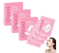 Máscara de colágeno bio, máscaras de la noche de hidrogel, máscara facial: profundo coreano para la piel de vidrio radiante, máscara para envolver nocturno, piel de vidrio que brilla (3 paquetes de