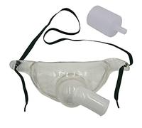 Máscara de collar de traqueotomía de oxígeno para adultos con conector giratorio y adaptador de tubo