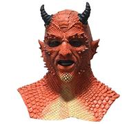 Máscara de demonio Diablo para Halloween, disfraz de cosplay, de látex, para Halloween, máscaras, decoración de fiesta