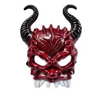 Máscara de diablo de Halloween - Sombrero de demonio Lucifer para adultos, accesorio de de terror | Accesorios de disfraz unisex para ropa extraña, espeluznante y - Protector facial de