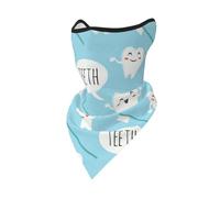 Máscara de Dientes a Prueba de Viento, Polaina para el Cuello, Cubierta Facial de Invierno para Motocicleta