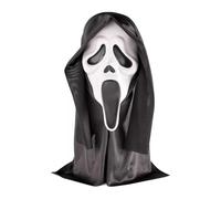 Máscara De Disfraz De Ghost Face Para Adultos Con Capucha