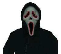 Máscara De Disfraz Iluminada Ghost Face EL
