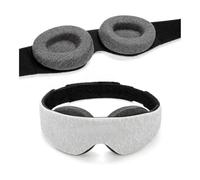 Máscara de dormir 3D con parche para ojos sin presión ocular para viajes, oficina, siesta, meditación, trabajo