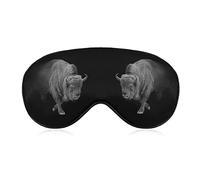 Máscara de dormir American Bison Buffolo para dormir para hombres, mujeres, adolescentes, niños, máscara de noche para dormir y venda, luz bloqueada, suave y cómoda para viajes, yoga siesta
