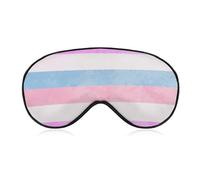 Máscara de dormir cómoda con bandera del orgullo bigénero, antifaz opaco para dormir, antifaz para dormir sin presión