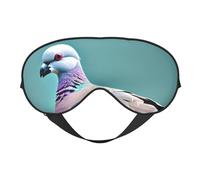 Máscara de dormir con diseño de paloma de dibujos animados, ajustable, transpirable, a la moda, para una experiencia de sueño cómoda
